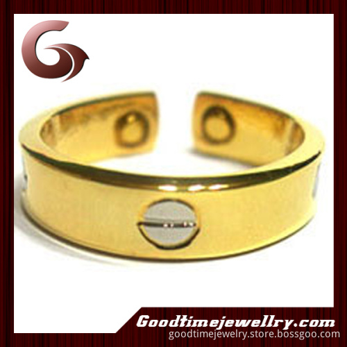 Beautiful Copper Ring in Gold